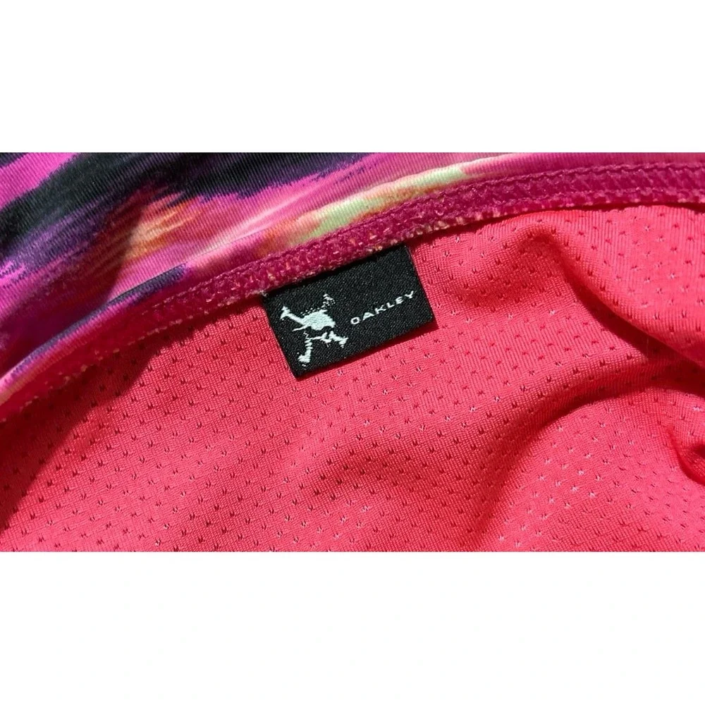 Oakley Pink Ocean Minded Side Tie Bikini Bottoms,‎ Small